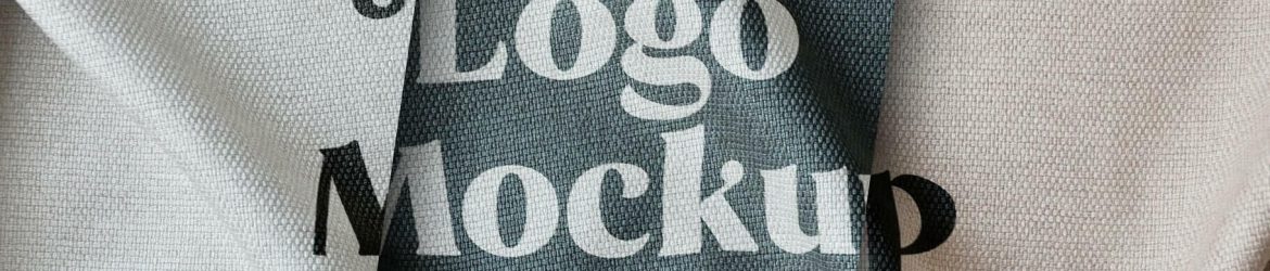 Free Realistic Fabric Print Logo Mockup PSD