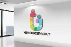 Free Realistic Office Wall 3D Logo MockUp PSD - Free mockup PSD | PsFiles