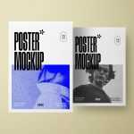 Free Realistic Paper Poster Mockup PSD - Free PSD Download Free Realistic Paper Poster Mockup PSD