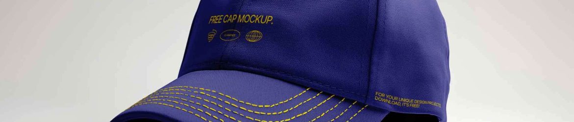 Free Realistic Premium Cap Mockup PSD