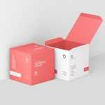 Free Realistic Square Box Mockup