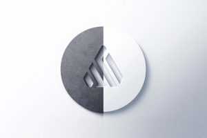 Free Realistic Stone 3D Logo Mockups PSD