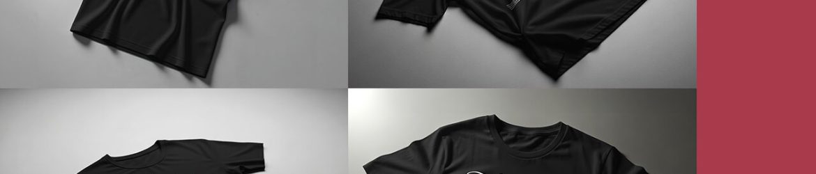 Free Realistic Studio T-Shirt Mockup PSD for Shopify