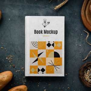Free Recipe Book Mockup