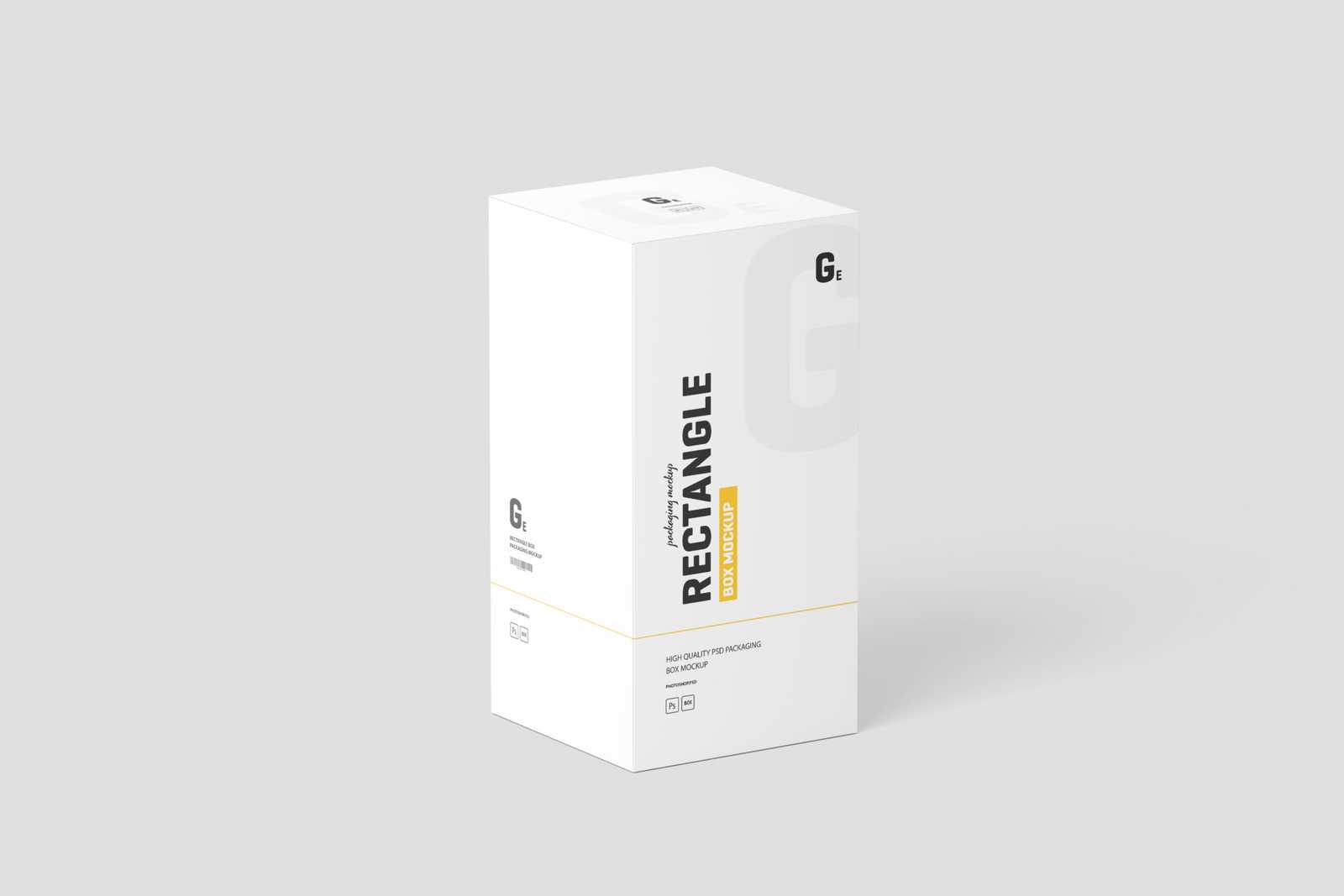 Free Rectangle Box Mockup