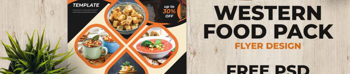 Free Restaurant Food Menu Flyer PSD Template