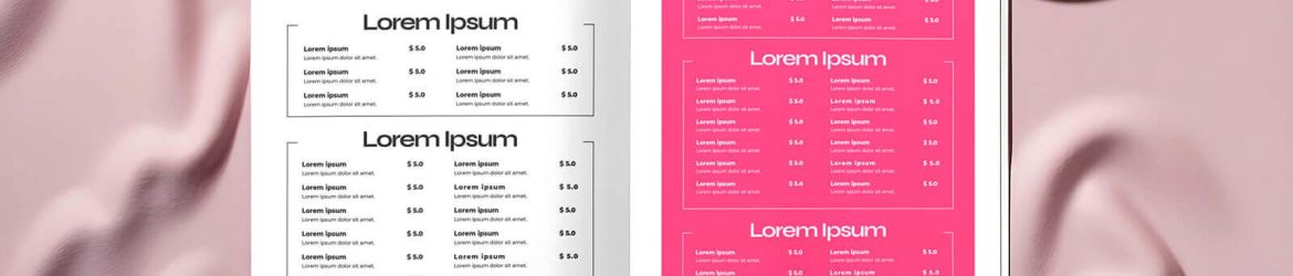Free Restaurant Menu Design PSD Template