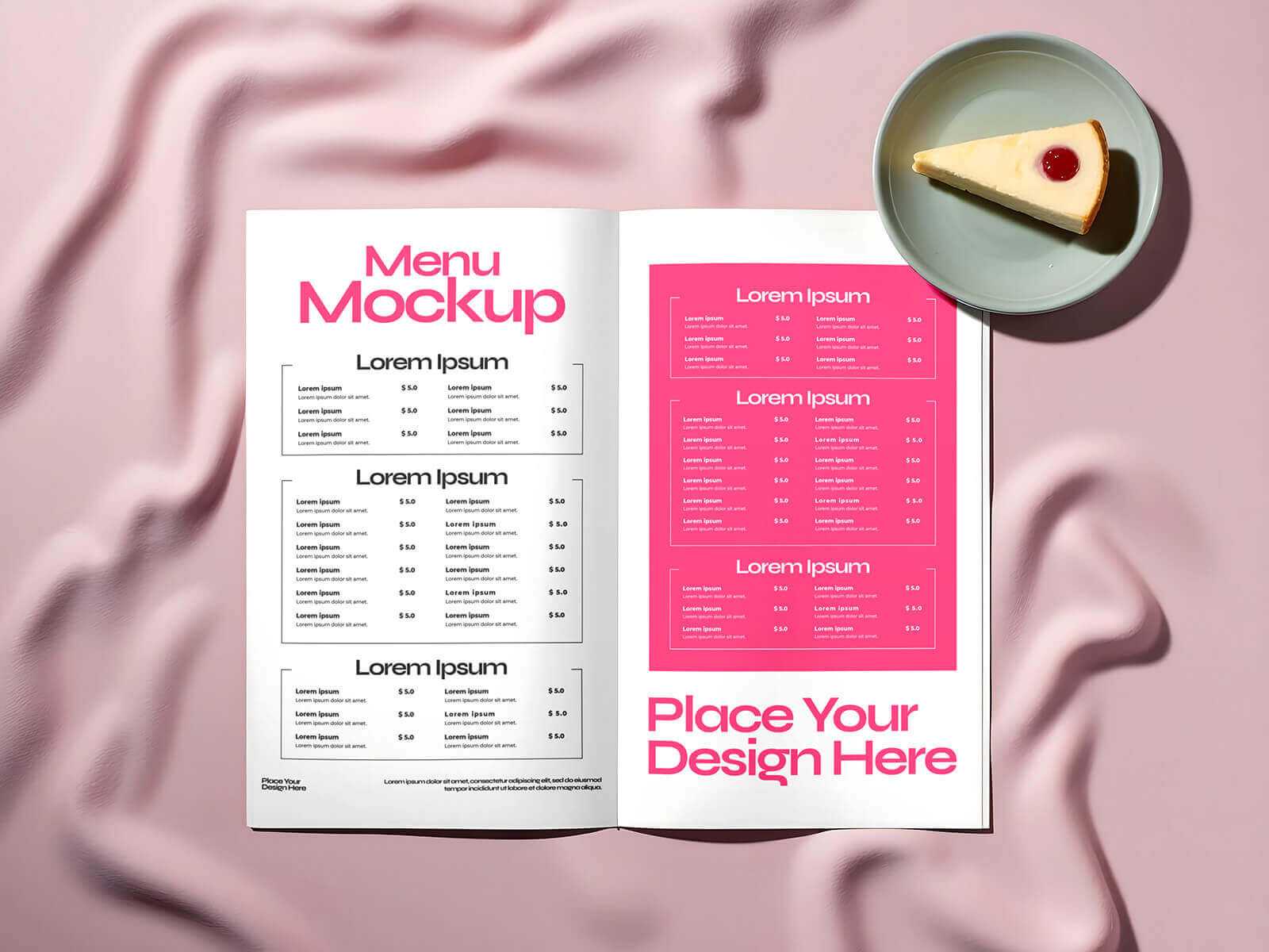 Free Restaurant Menu Design PSD Template