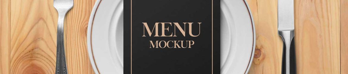 Free Restaurant Vertical Menu Mockup PSD - Free Mock-Ups | PsFiles
