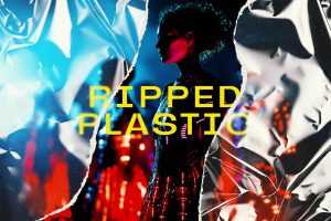 Free Ripped Plastic Photo Effect PSD