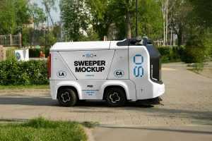 Free Road Sweeper Mockup