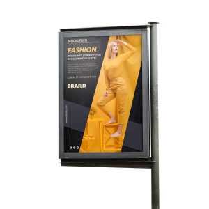 Free Roadside Advertising Banner Mockup PSD - Free PsFiles
