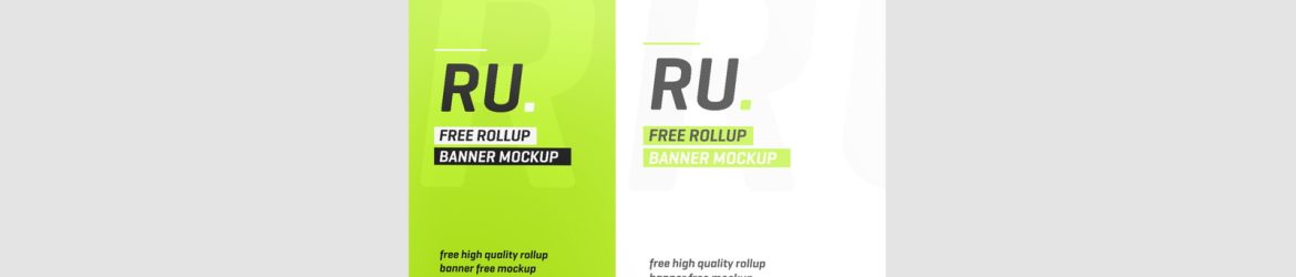 Free Roll Up Banner Mockup Free Roll Up Banner Mockup