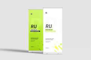 Free Roll Up Banner Mockup