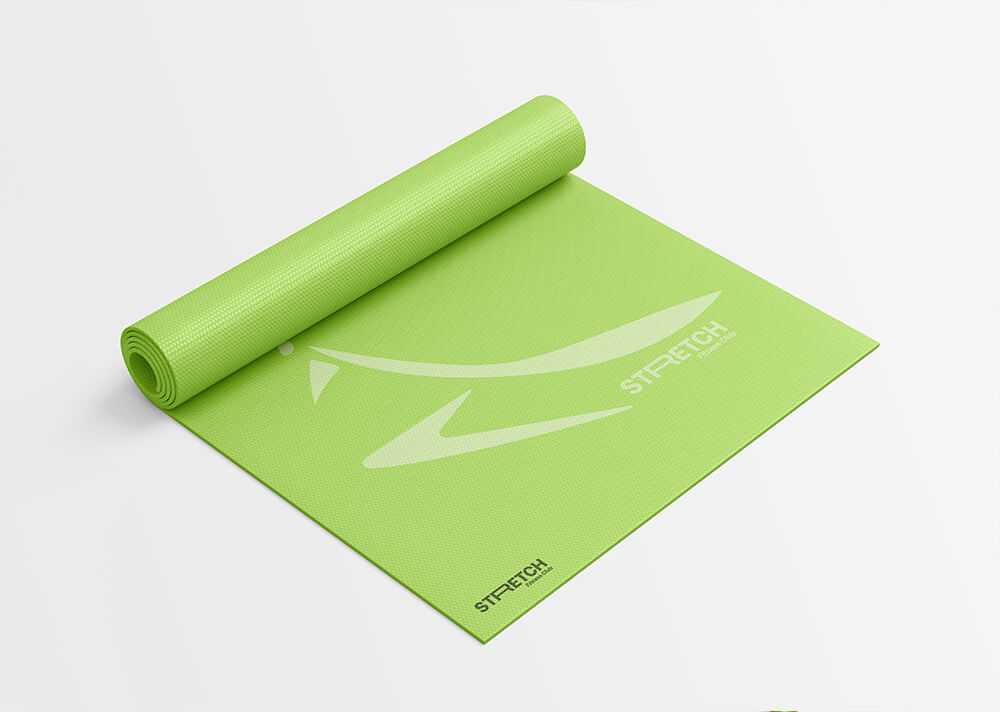 Free Rolled Yoga Mat Mockup PSD