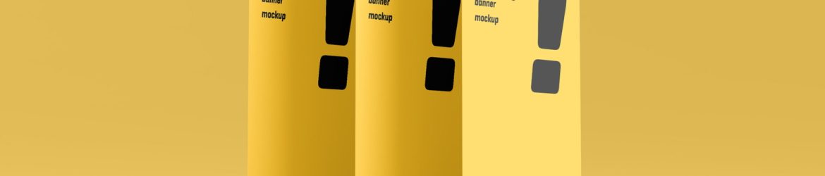 Free Rollup Banner Mockup