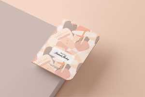 Free Round Corner Notebook Mockup