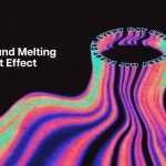 Free Round Melting Text Effect PSD