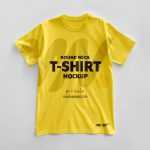 Free Round Neck T-Shirt Mockup PSD