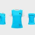 Free Round Neck Women T-Shirt Mockups 3 PSD files set