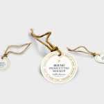 Free Round Product Tag Mockup PSD Set