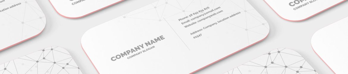 Free Rounded Corner Business Card Mockup Free Rounded Corner Business Card Mockup