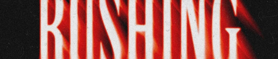 Free Rushing Blur Text And Logo Effect PSD