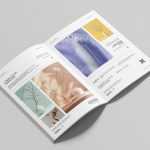 Free Saddle Stitch US Letter Brochure Mockup