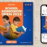 Free School Admission Open Free Social Media Post Design PSD Template