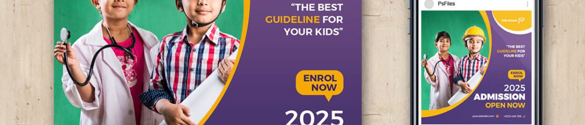 Free School Admission Open Instagram Post Design PSD Template Free School Admission Open Instagram Post Design PSD Template
