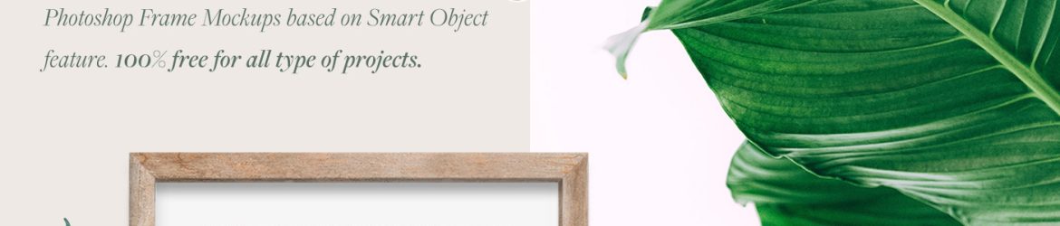 Free Set of 14 Frame Mockups PSD