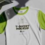 Free Shadow T-Shirt Mockup PSD