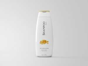 Free Shampoo Cosmetic Bottle Package Mockup