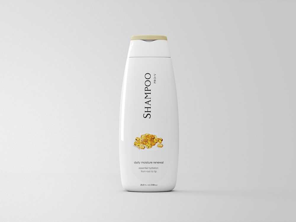 Free Shampoo Cosmetic Bottle Package Mockup