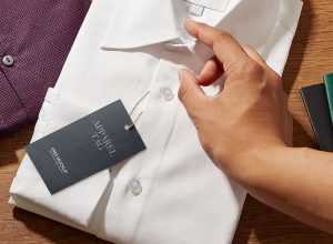 Free Shirt - Apparel Label Tag Mockup Scene