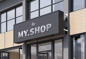 Free Shop Facade Mockup PSD - Free Best PSD FIles