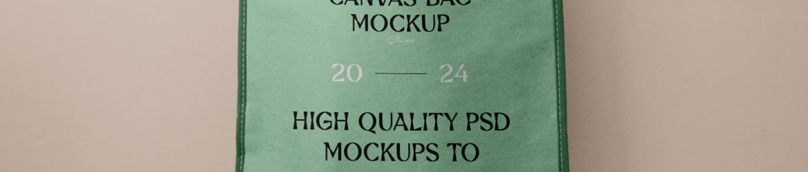 Free Shopping Canvas Bag Mockup