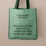 Free Shopping Canvas Bag Mockup