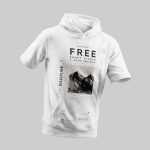 Free Short Sleeve Hoodie Mockup