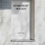 Free Signage Wall Mockup
