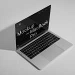 Free Silver MacBook Pro Mockup - Free PSD Download Free Silver MacBook Pro Mockup