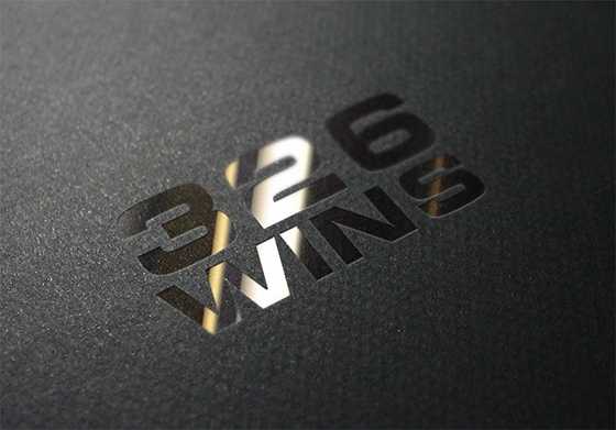 Free Silver Puched Cardboard Logo Mockup