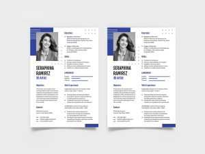 Free Simple 3D Artist Resume PSD Template