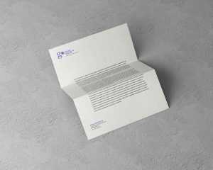 Free Simple A4 Letterhead Mockup PSD