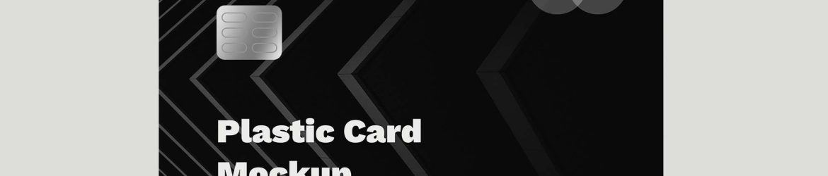 Free Simple Credit Card Mockup PSD