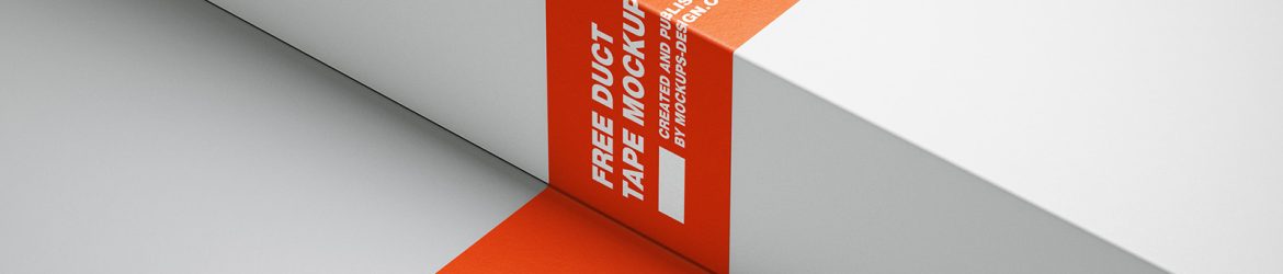 Free Simple Duct Tape Mockup 3 PSD Set