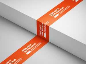 Free Simple Duct Tape Mockup 3 PSD Set