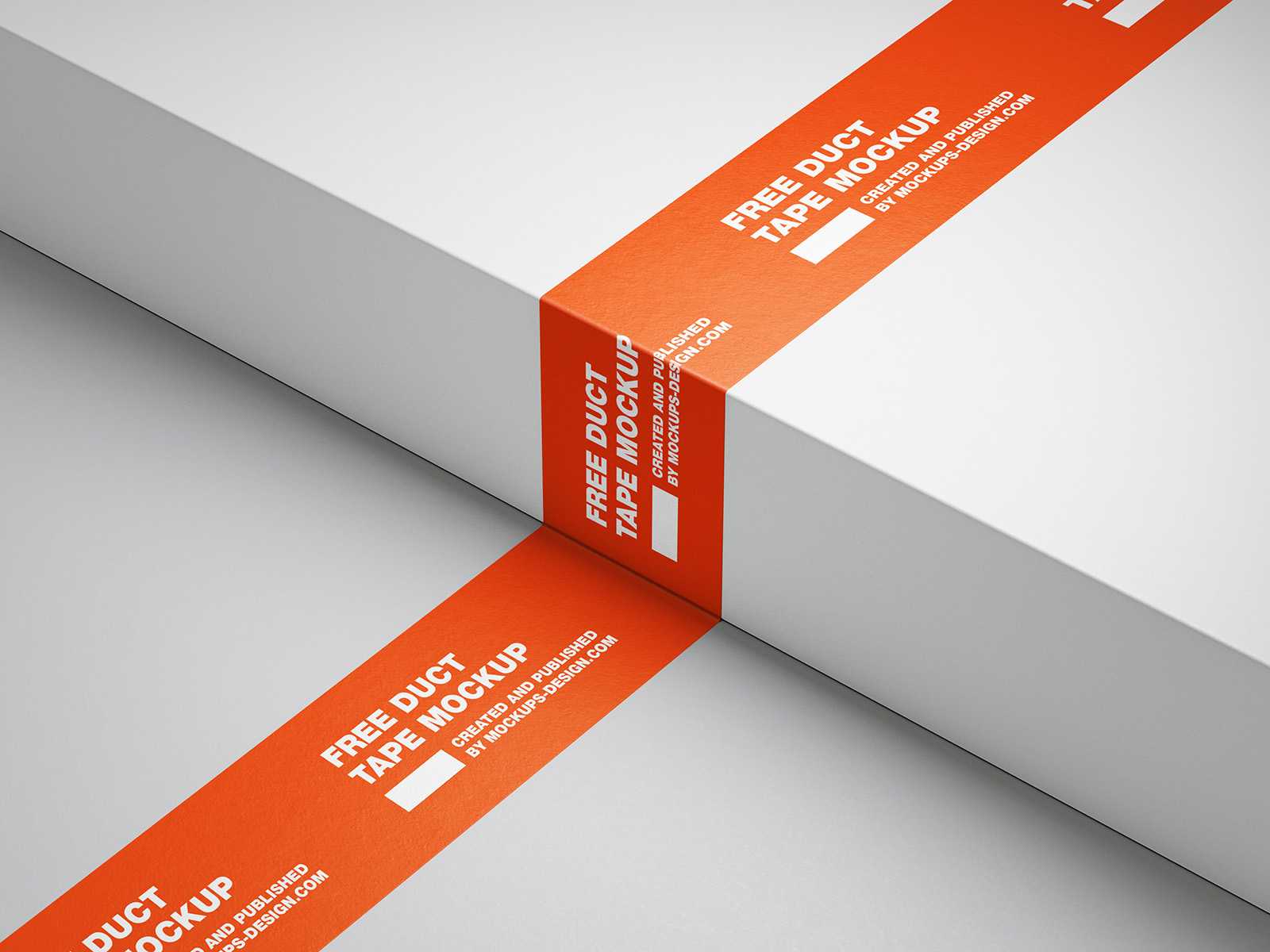 Free Simple Duct Tape Mockup 3 PSD Set
