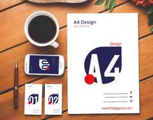 Free Simple Logo Branding Mockup PSD