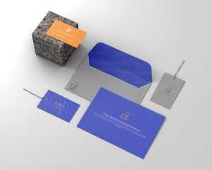 Free Simple Stationery Branding Mockup PSD